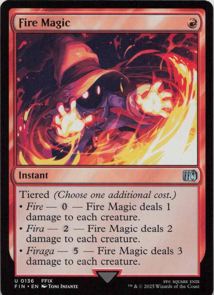 Fire Magic U FINAL FANTASY 136 - LP MTG - Image 1 of 1