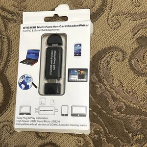 OTG/USB LECTOR DE TARJETAS MULTIFUNCIÓN ESCRITOR MICRO SD/SD ADAPTADOR USB 2.0 (d) - Imagen 1 de 3