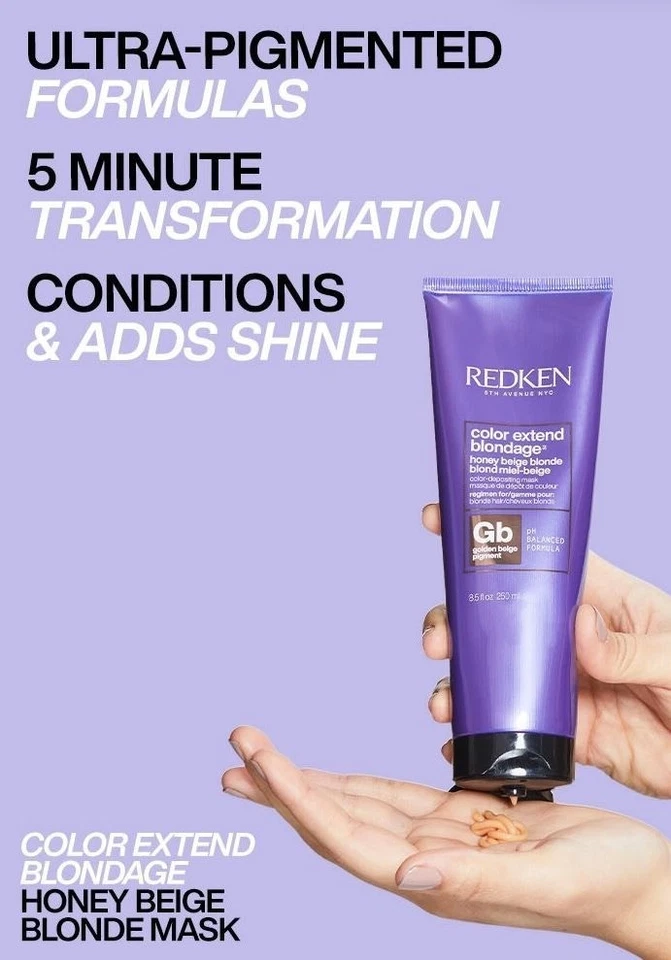 Redken Color Extend Blondage Color Mask Honey Beige Blonde Golden 8.5 oz