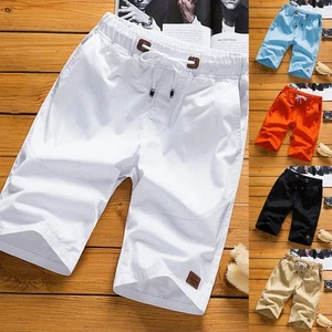 Functional Men's Casual Outdoor Shorts with Five Pockets and Easy Fit Style - Picture 1 of 26
