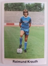 Karlsruher SC Raimund Krauth Bergmann 76/77 #351 Sticker No Panini Rookie KSC