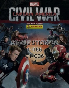 Captain America Civil War Sticker Collection Singles (Panini, 2016) *YOU CHOOSE* - Picture 1 of 1