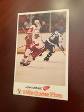 1987-88 Little Caesars Detroit Red Wings NHL Hockey - John Chabot MT