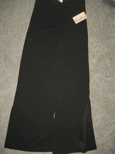 NEW Girls Sally Miller couture black wide leg pull on dress pant pants 12 - Picture 1 of 1