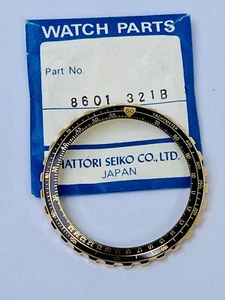 Seiko H8601 6000 NEU ORIGINAL 8601 321B Duo Display FlightMaster DREHBARE LÜNETTE - Bild 1 von 9