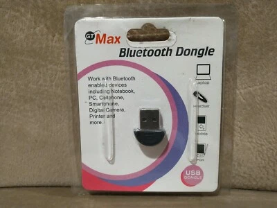 GT Max Bluetooth USB Dongle Adapter  3Mbps Notebook, Pc, Cellphone, Smartphone.. - Image 1 of 2