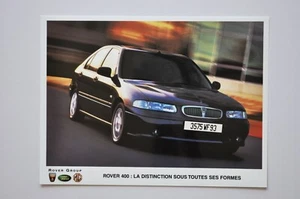Car Press Photo - Rover 400 - Black - Front / Side View - Picture 1 of 1