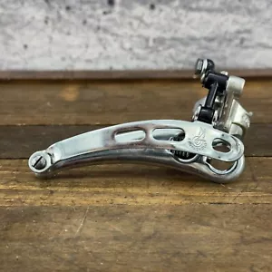 Vintage Campagnolo Super Record Front Derailleur 3 Hole Clamp On Bottom Pull A9 - Picture 1 of 12