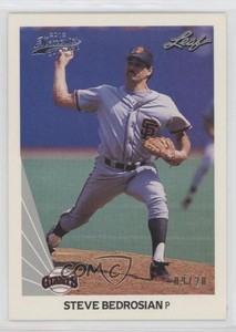 2012 Leaf Memories 1990 Leaf Buy Back Silver Foil /20 Steve Bedrosian #3