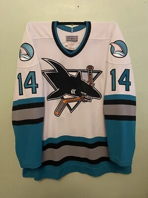 Camiseta Patrick Marleau autêntica San Jose Sharks novato CCM 54 - Imagem 1 de 4