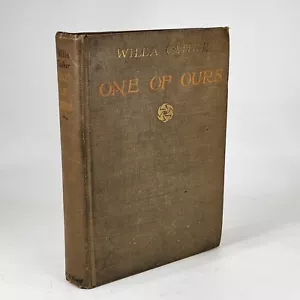 One Of Ours von Willa Cather, 1. Auflage 1922 3. Druck Hardcover Buch Knopf - Bild 1 von 22
