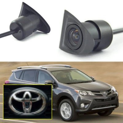 Car Front View Camera Logo Embedded 170° Full HD CCD for Toyota RAV4 2013-2015 - Image 1 of 4