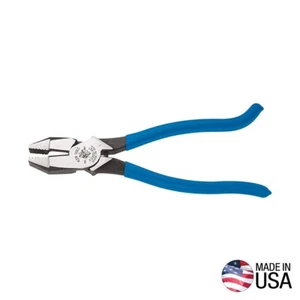 Klein Tools D2000-9ST Ironworker's Pliers, Made in USA, Side Cutters, 9-Inch - Imagen 1 de 6