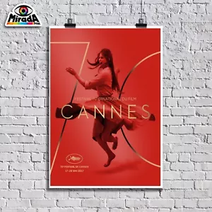 POSTER LOCANDINA 70° FESTIVAL DE CANNES 17-28 MAI 2017 FILM ARREDAMENTO QUALITY - Imagen 1 de 1