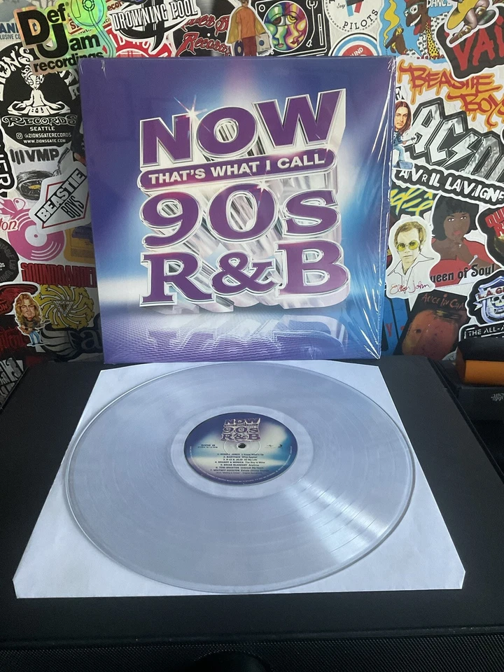 NOW THAT’S WHAT I CALL 90’S R&B VG++ CLEAR VINYL BOBBY BROWN BBD BABYFACE - Image 1 of 2