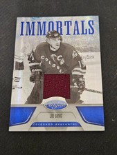 2011-12 PANINI CERTIFIED JOE SAKIC #164 #ed 21/49 IMMORTALS JERSEY BLUE