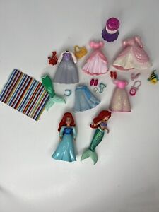 Disney Parks Little Mermaid Ariel Fashion Set Polly Pocket Style Doll w Outfits