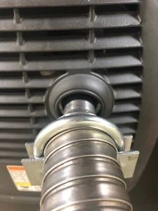 Excape GenExhaust para Generador Honda EU2000i 1-1/2" extensión de escape de acero (5 pies) - Imagen 1 de 5