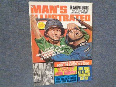 Man's Magazines Man's Nazi Cover OCTOBER 1971 - Pulp Magazine  Adventure Foto 1 de 4