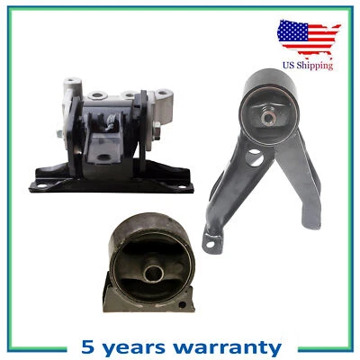 Juego de 3 piezas de montaje de motor nuevo para Mitsubishi Outlander 2008-2013 2,4 L AWD Foto 1 de 4