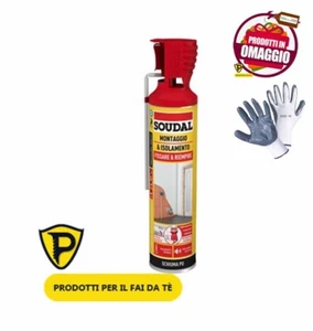 Espuma Feldherr Poliuretano SOUDAL Confort Genio Soudafoam + Guantes De 600ML - Bild 1 von 6