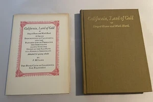 J MÜLLER California Land of Gold or Stay at Home and Work Hard - Picture 1 of 6