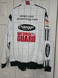  Nascar Logos National Gaurd Jacket DALE JR Preppy Academia Pop Culture - Picture 1 of 8