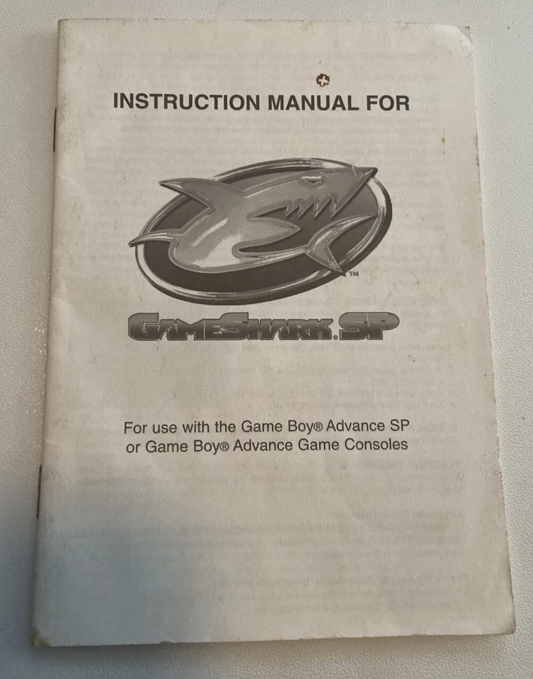 GameShark Instruction Manual For GBA Systems GameBoy Advance Booklet Only HTF - Image 1 of 1
