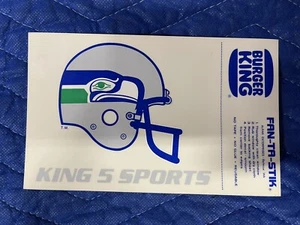 Adesivo paraurti vintage Seattle Seahawks NFL - NOS!!! - SPEDIZIONE GRATUITA!!!! - Foto 1 di 2