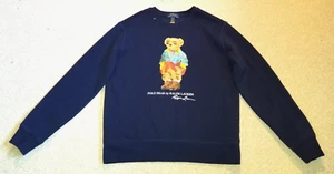 NWOT Boys Sweatshirt-POLO RALPH LAUREN-navy 'Expedition Voyager Bear'-L (14-16) - Picture 1 of 6