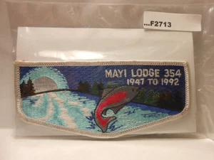 MAYI LODGE 354 WHITE BDR NEW F2713 - Picture 1 of 1