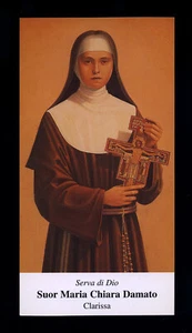 santino - Heilige Karte S.D.MARIA CHIARA DAMATO - Bild 1 von 1