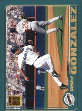 2001 Topps   #551 Wiki Gonzalez - NM 