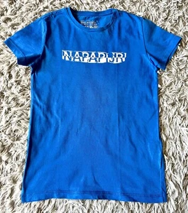 Napapijri Kinder T-Shirt in blau mit Print Gr. 140 - Bild 1 von 3