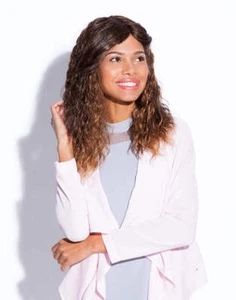 The Feme Collection Synthetic Wig - Modern Crimp - Picture 1 of 11