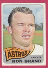 1965 Topps # 212 Ron Brand - Houston Astros -- Box 722-298