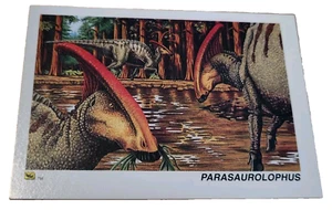 1992 DinoCardz Parasaurolophus #50 Dinosaur Trading Card (H5 - Picture 1 of 2