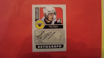 2008 09  ITG Heroes and Prospects A-TP Teddy Purcell Autograph - Image 1 of 4