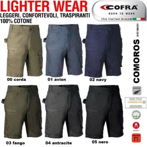 Pantaloncini da lavoro COFRA COMOROS edilizia industria logistica 100% cotone + - Foto 1 di 12