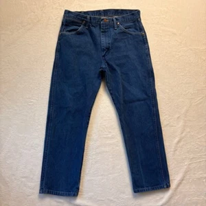 Pantalones de mezclilla Wrangler para hombre talla 34 x 29 de colección azul 13MWZ ropa de trabajo clásica de vaquero 100 % algodón - Imagen 1 de 10