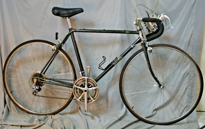 1980 Sanwa 215 Touring Road Bike Small 53cm Black 4130 Chromoly Steel XX - Image 1 of 4