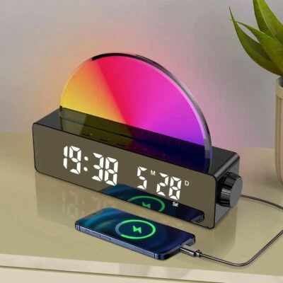 Sunrise Alarm Clock Wake Up Light Clock with Sunrise Simulation Alarm Clocks ... - Image 1 of 4