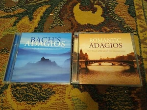 Lot 4 CDs: Bach's Adagio's & Romantic Adagios 38 Tracks - Picture 1 of 4