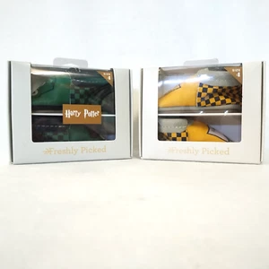 Freshly Picked Moccasin Baby Size 4 Harry Potter Hufflepuff & Slytherin - Picture 1 of 11