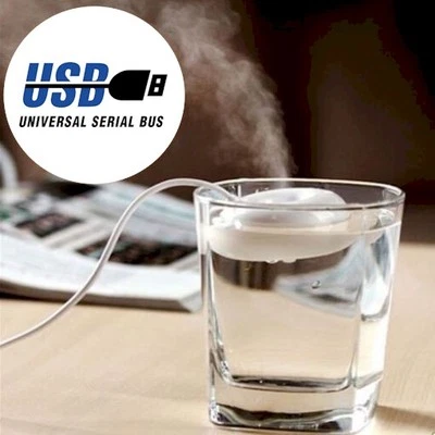 Mini Umidificatore USB  ambiente USB per Computer Tablet Portatile Bianco - Immagine 1 di 4
