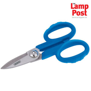 Draper 54957 3.3mm Thick Stainless Steel Electricians Scissors - 140mm