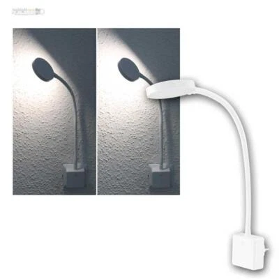 LED Steckdosenleuchte CT-SEL 4W, dimmbar, Lese-Leuchte-Lampe für 230V Steckdose - Bild 1 von 4