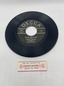 DOMENICO MODUGNO Nel Blu Dipinto Di Blu (Volaré) 45 RPM Record 1958 DECCA 30677 - Imagen 1 de 4