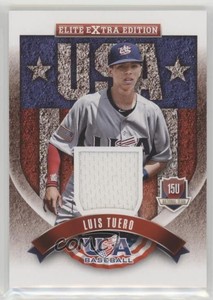 2015 Panini Elite Extra Edition USA Baseball 15U Game Jerseys Luis Tuero #2