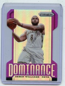 2013-14 Panini Prizm #15 Deron Williams Dominance "Purple Prizm" #38/49, redes - Imagen 1 de 1